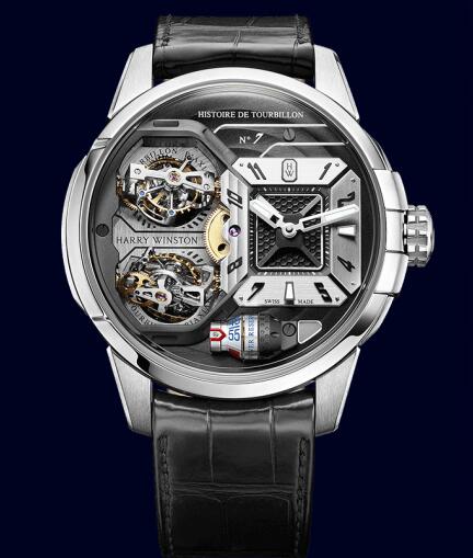 Harry Winston Histoire de Tourbillon 7 HCOMDT51WW001 Replica Watch